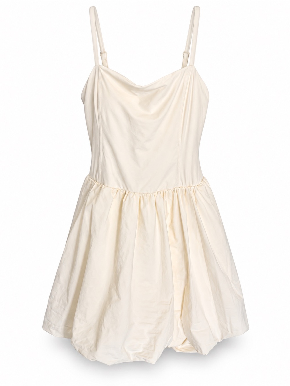 JoyLab Cream Spaghetti-Strap Party Dress